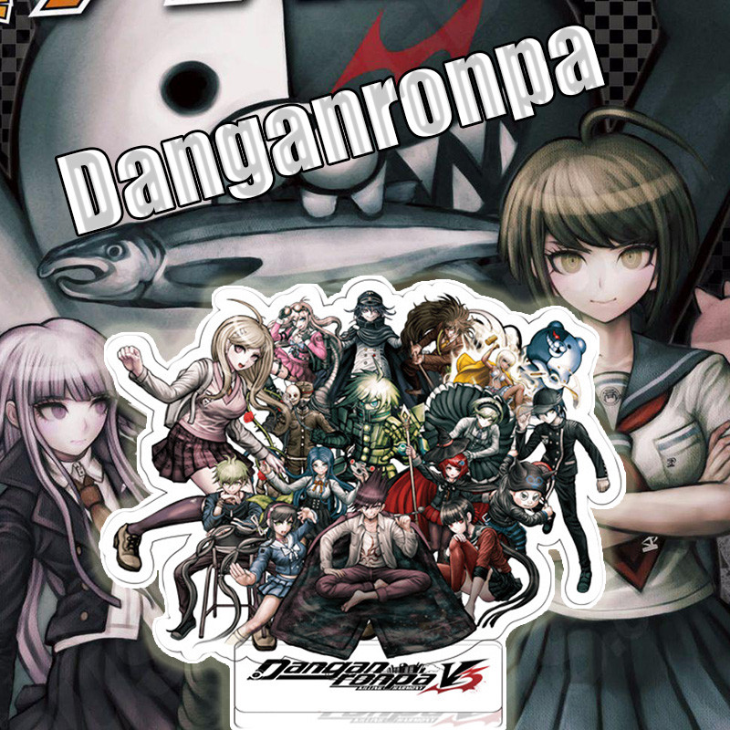 ในสต็อก Danganronpa V3: Killing Harmony ตัวละคร Action Figure ของเล่น 21 ซม.ขาตั้งโต๊ะ Monkuma Akama