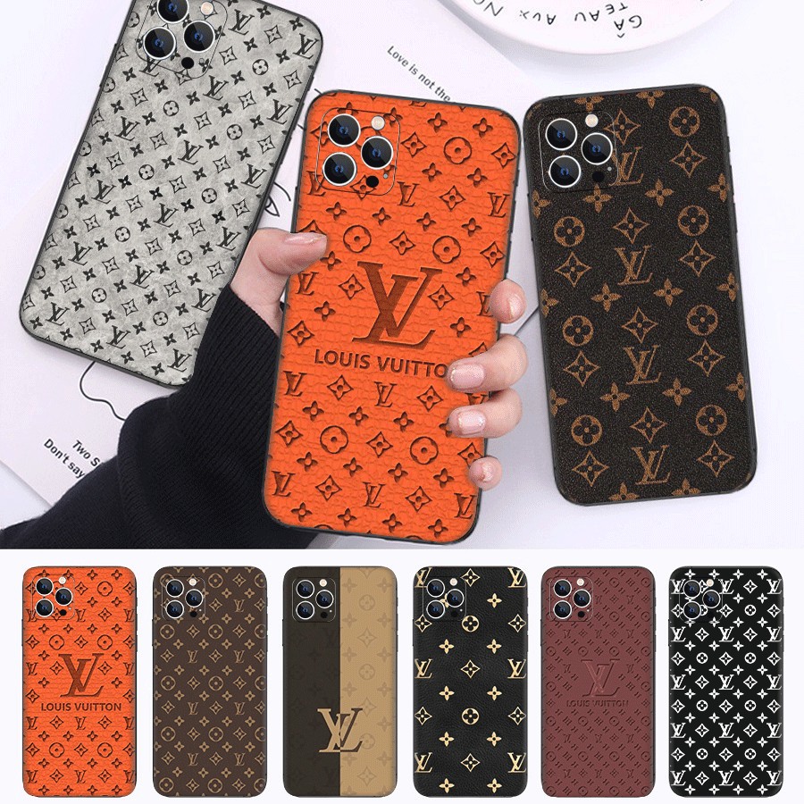 โลโก้แฟชั่นการออกแบบ LV สําหรับ iPhone 15 16 Pro Max Plus ความเข้ากันได้เคสโทรศัพท์ TPU ฝาครอบป้องกั