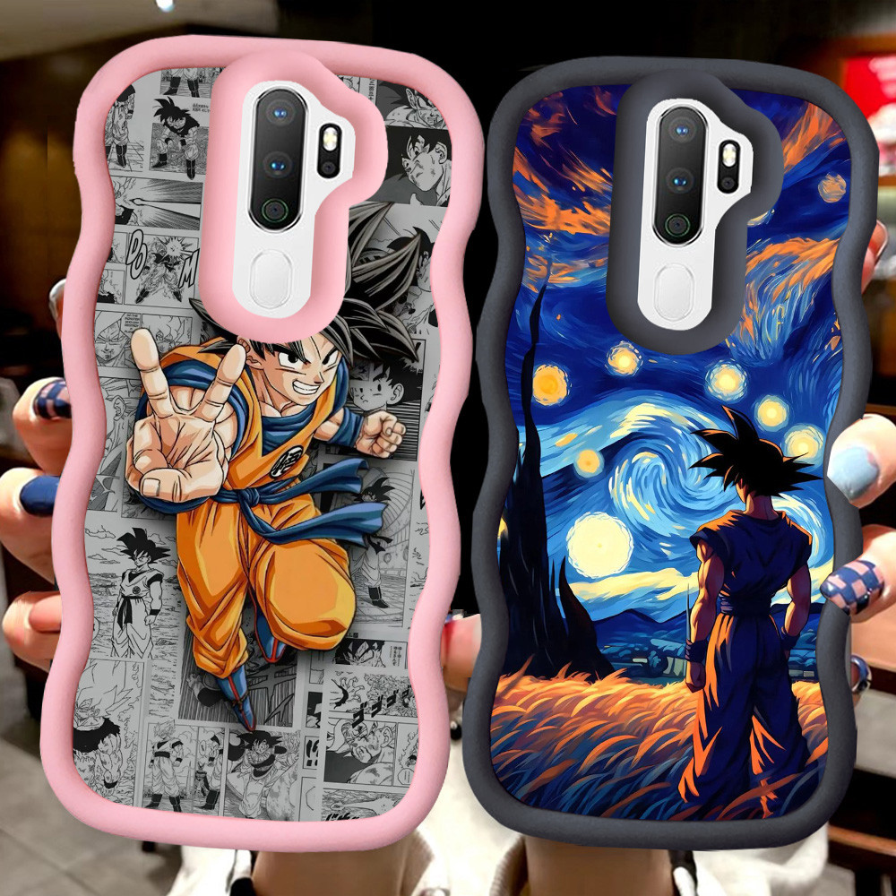 MERAH Z-35 Dragon Ball z Red Black Pink Casing สําหรับ OPPO A9 F11 A5 2020