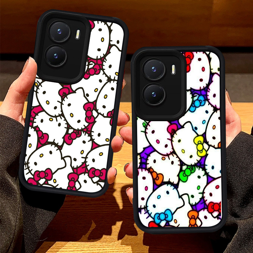 R-1 Hello เคสแมวน่ารัก VIVO Y15A Y22S Y16 Y56 Y22 Y15S Y28 Y01 5G