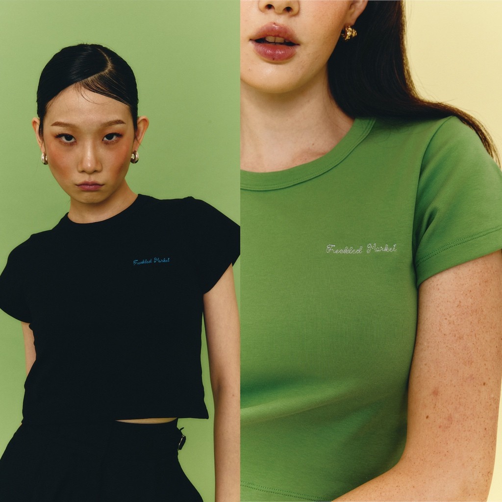 ♞The Freckled Market - FKM Everyday Basic Tee เสื้อครอปเบสิก XFB