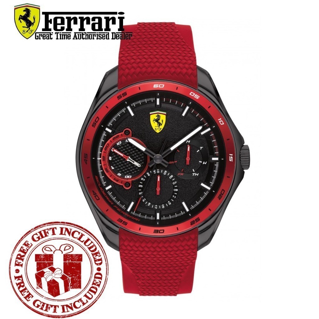 ♞,♘นาฬิกาข้อมือ Scuderia Ferrari 0830681 Speedracer SFH