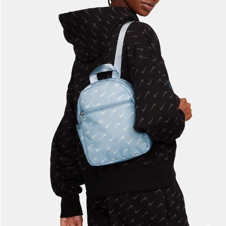[Homieee] Nike Futura 365 Side Bag Backpack Full Screen Hook สีน้ำเงิน FN0938 FN0939-440 แฟชั่น