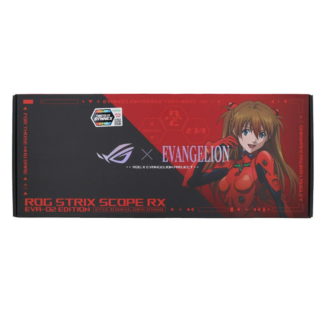 KEYBOARD (คีย์บอร์ด) ASUS ROG STRIX SCOPE RX EVA-02 EDITION RED OPTICAL SWITCH