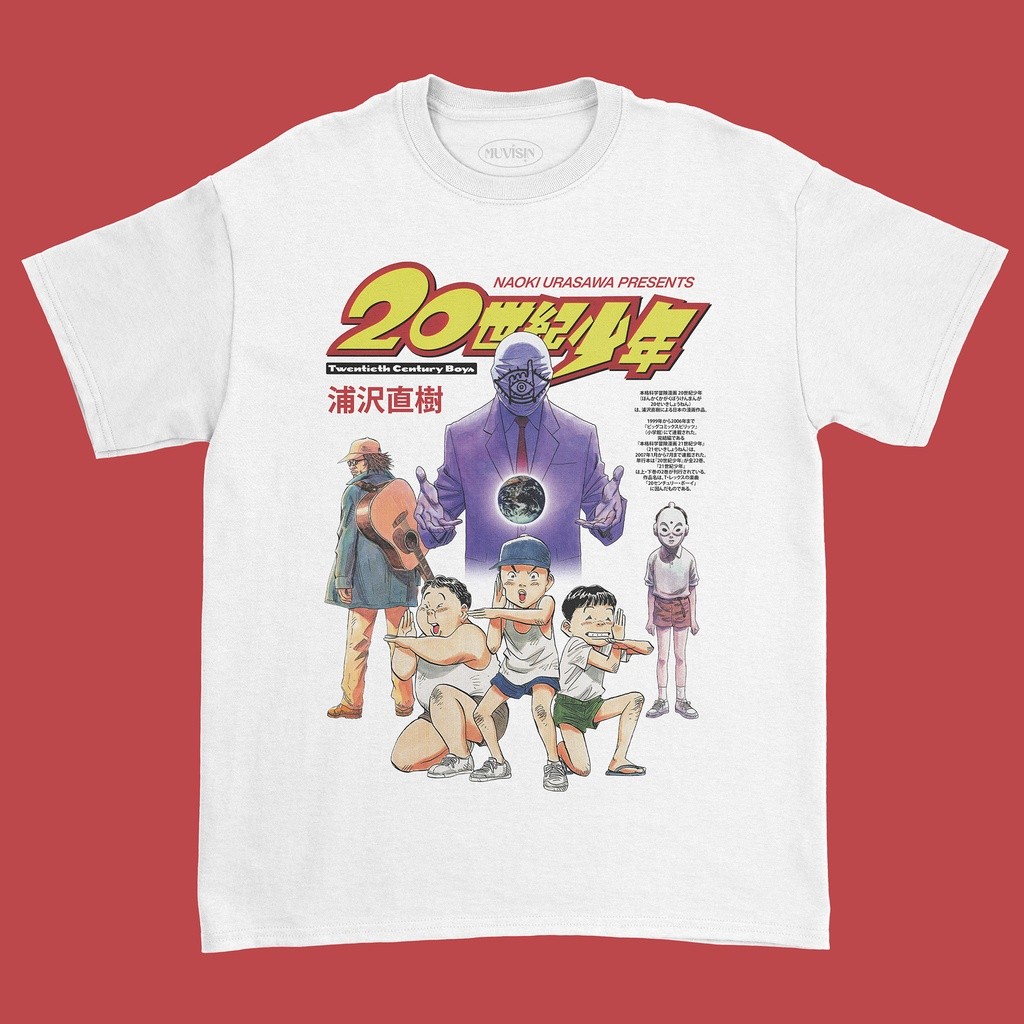 เสื้อยืด 20th Century Boys Manga Twentieth Century Boys Cotton 20s
