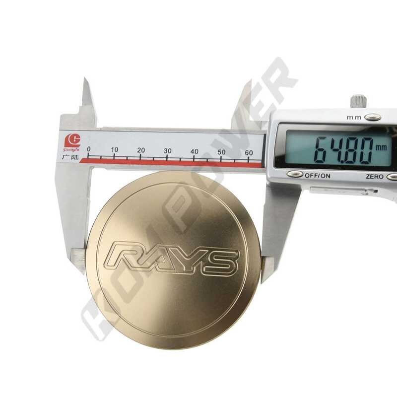 ▥ ชุดแข่ง 4 ชิ้น 3D VOLK RAYS ฝาครอบดุมล้อแม็ก 60 61 62 มม. Ce28 Te