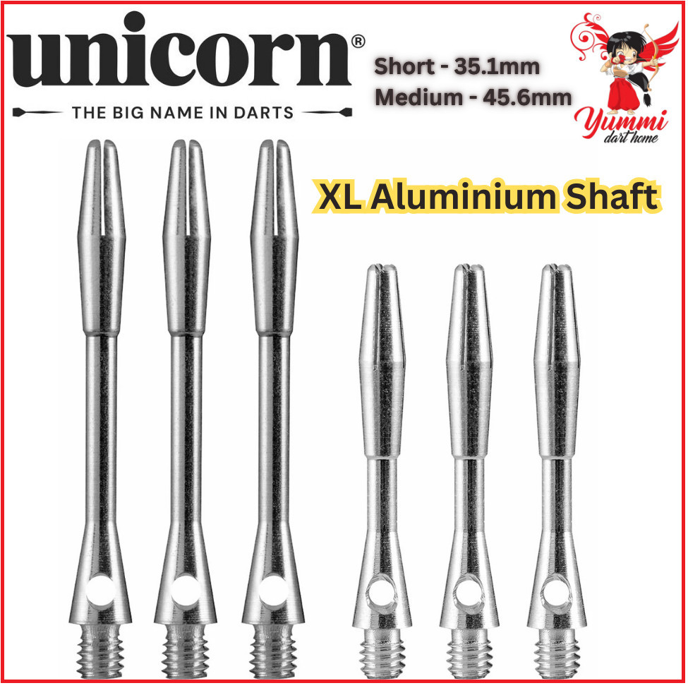 Unicorn Dart Shaft XL Aluminium Dart Shaft (สั้นและกลาง)