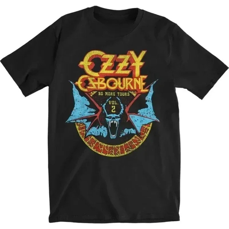 Ozzy OSBOURNE Osborne Blues Rock Band Earth ผ้าฝ้ายแขนสั้น T เสื้อคุณภาพสูงผู้ชายผู้หญิง Tops 2024 ใ