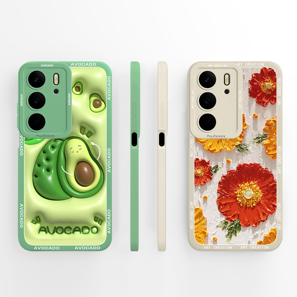 สําหรับoppo Realme C75 4Gเคสโทรศัพท์Retro Squareรูปแบบซิลิโคนเหลวนุ่มอัพเกรดใหม่Full CoverageกันกระแทกปกหลังสําหรับOppo Realme C 75 4GกันชนCapa