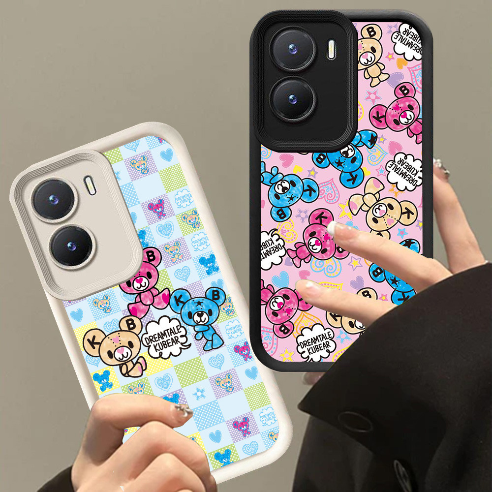 XI58 Dreamtale Kubear สําหรับ VIVO Y33e IQOO Z9X 13 Z9 Y75 Y83 Y01 Z10 Y73 V17 5G สีดําสีขาว