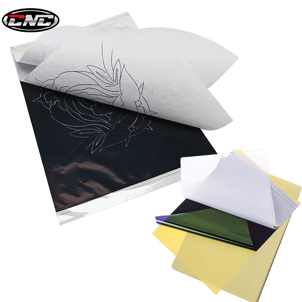 10/20/30/50/100Pcs Tattoo Transfer กระดาษ Tracing Copy Body Art Tattoo Stencil Copie คาร์บอนสําหรับ A4 Transfer กระดาษขนาด