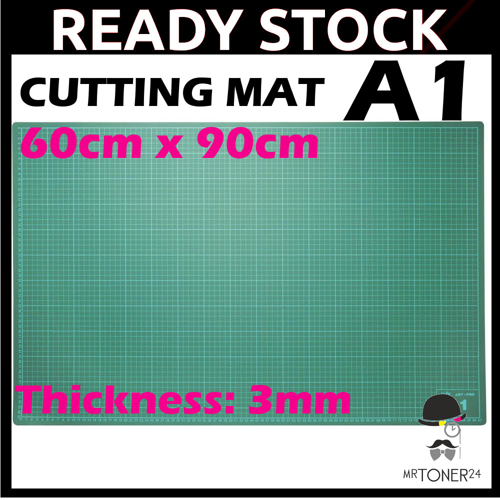 แผ่นรองตัด A1 Size Tikar Memotong A1 ขนาด (60cmx90cm) ความหนา: 3mm