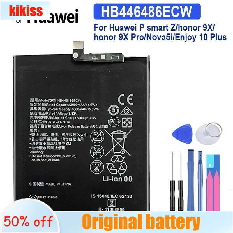 HB446486ECW 4000mAh แบตเตอรี่สำหรับ Huawei P20 lite (2019) / P smart Z / Honor 9X / Honor 9X Pro / N