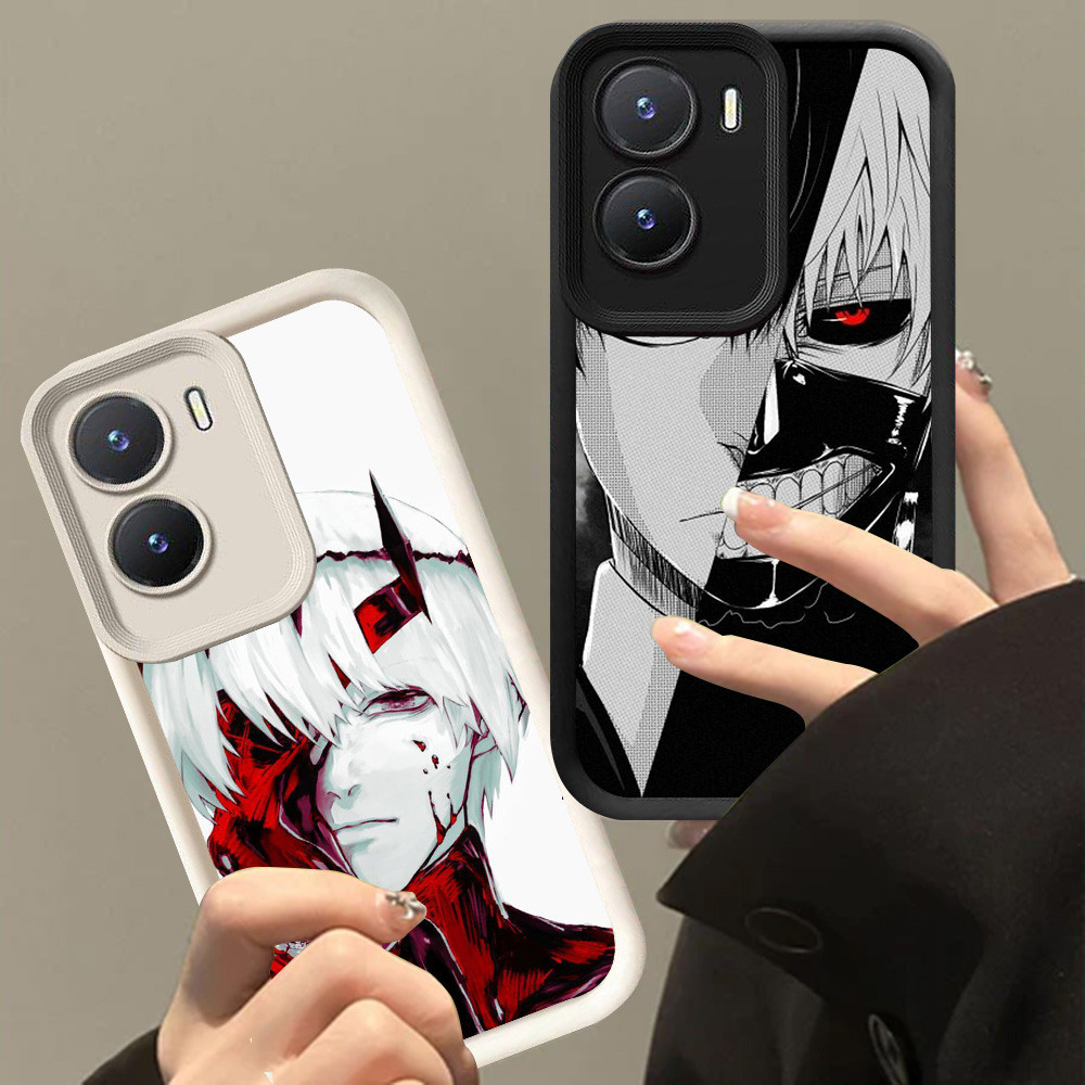 XI118 Tokyo Ghoul สําหรับ VIVO Y33e IQOO Z9X 13 Z9 Y75 Y83 Y01 Z10 Y73 V17 5G สีดําสีขาว