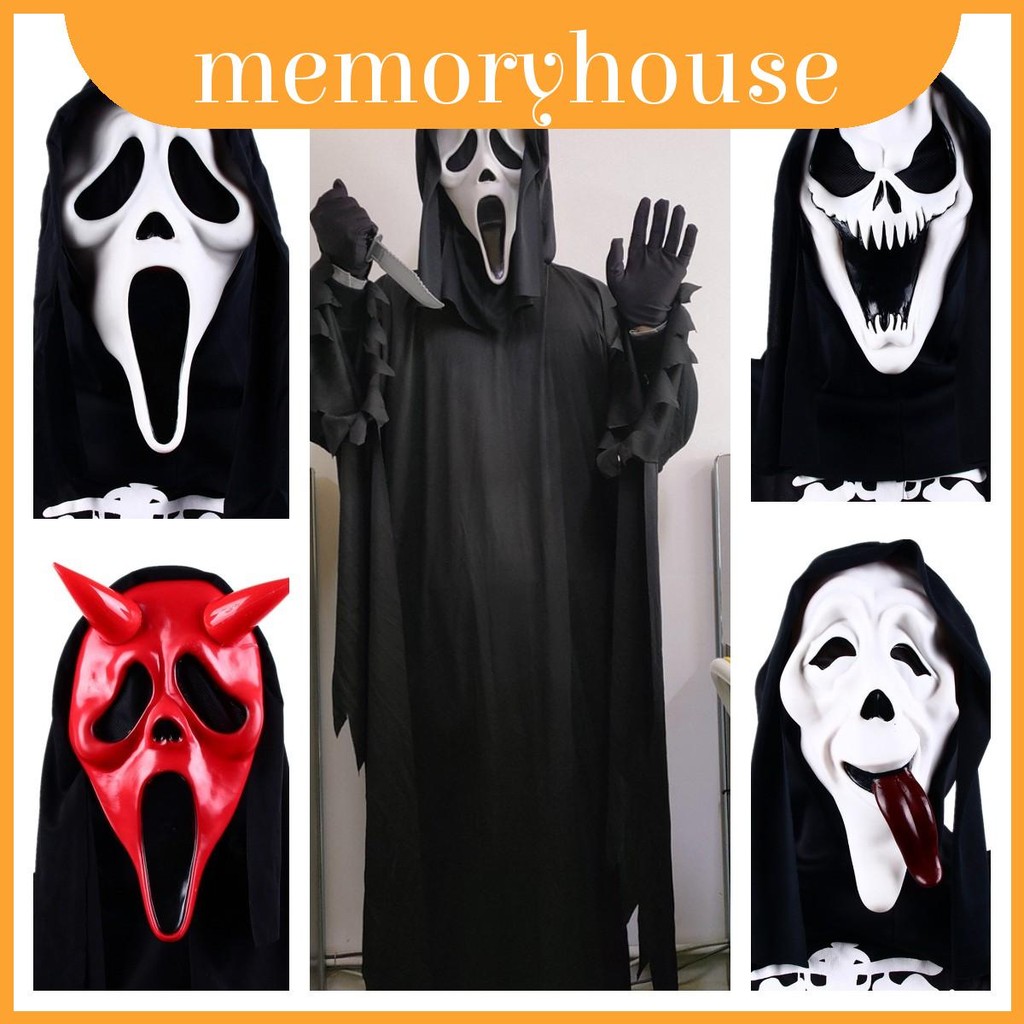 The Let Screams Begin With Our Adult Scream Suit Mask Ghost Face Costume Set ที่ยอดเยี่ยมสําหรับงานป