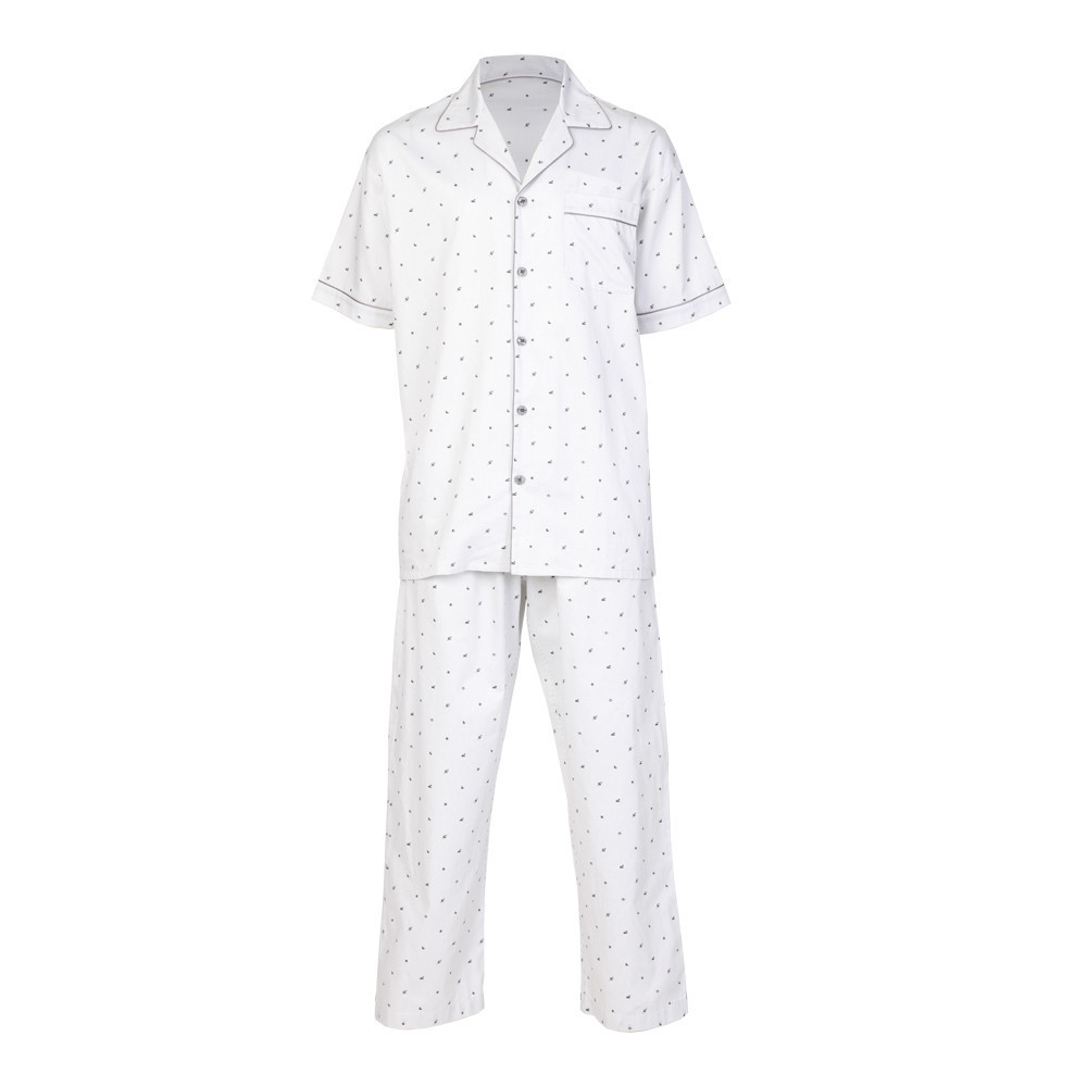 JOHN HENRY UNDERWEAR Sleepwear ชุดนอนแขนสั้นผู้ชาย รุ่น JU JU6044SL สีขาว