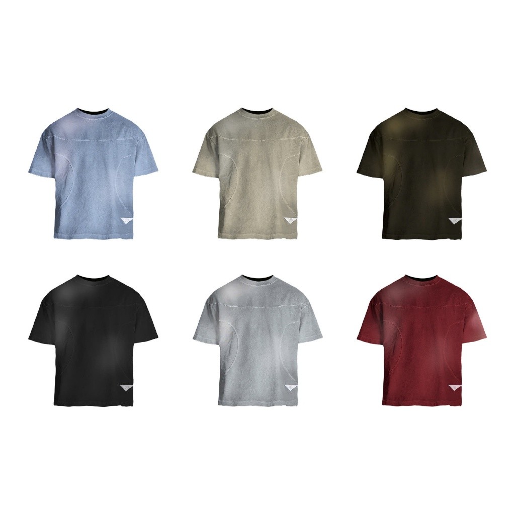 Rvb ACID Wash Boxy เสื้อยืด