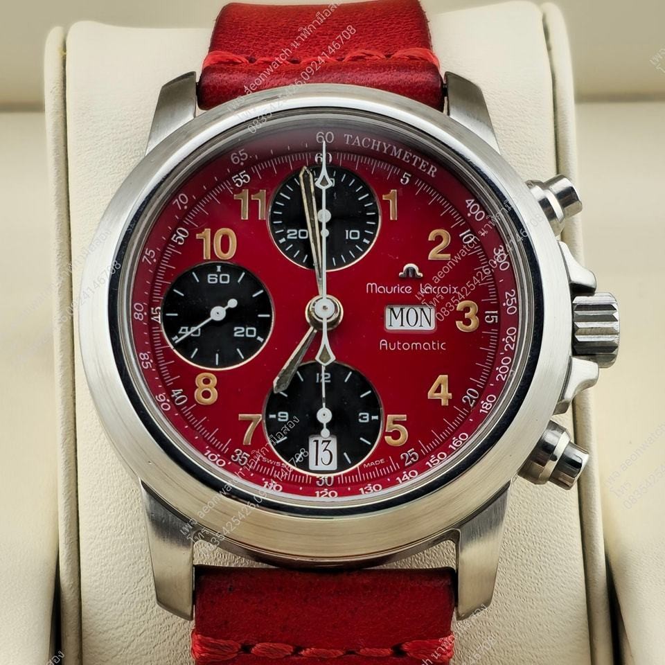 Maurice Lacroix Croneo red dial