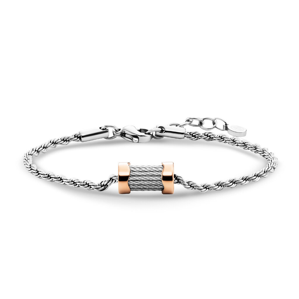 CHARRIOL สร้อยข้อมือ 06-102-1139-15 Bracelet - Steel Pink PVD - Forever