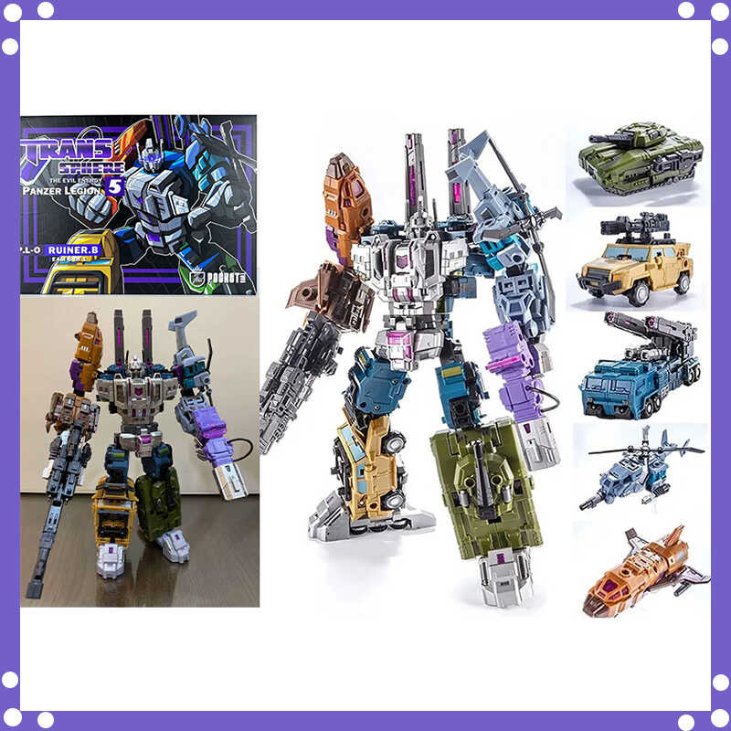 ◆ กระเป๋าของเล่นเปลี่ยนรูป Bruticus 5 ใน 1 Pt05 Pt-05 Combo G1 Battle