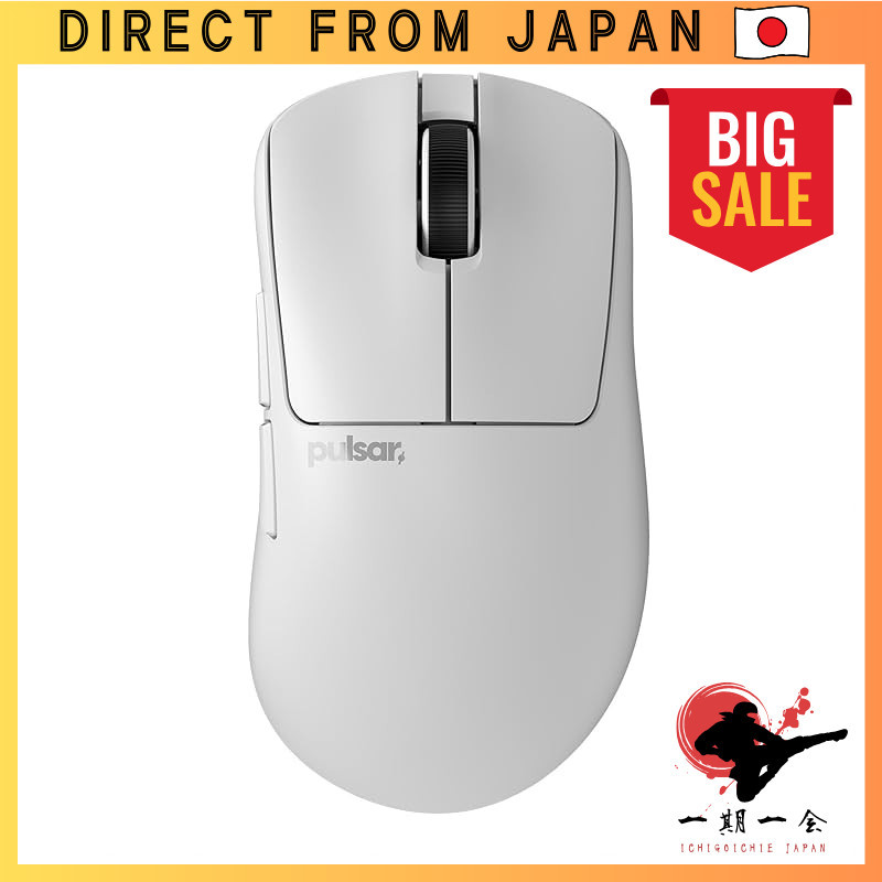 Pulsar Gaming Gears Xlite V3 Large Wireless Gaming Mouse Ultra-light 58g 1ms 26000 DPI Optical Sens