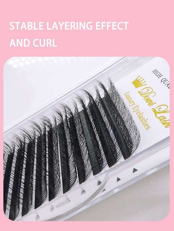 ▥ ขนตาปลอม5d ขนตาปลอมหลายชั้นแบบขนตาปลอมขนมิ้ง LC LJ โ