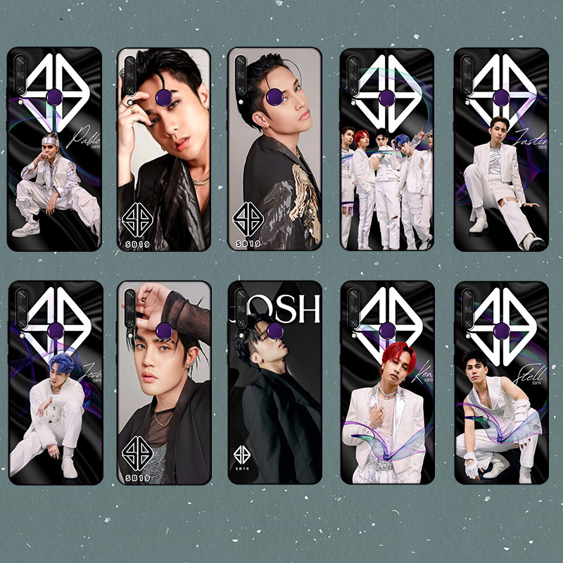 สําหรับ Huawei Y6s Y6 Pro Y7 Y9 Prime Sb19 เคสโทรศัพท์ TPU สีดํานุ่ม