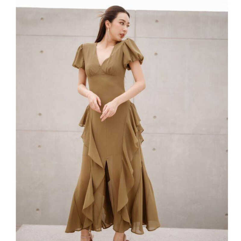 ▣ Firrr-Ila Dress- ชุดใส่เที่ยว ชุดออกงาน ชุดเพื่อนเจ้าสา