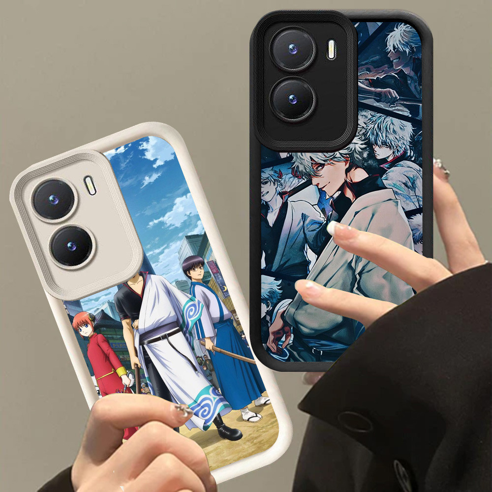 XI105 Gintama สําหรับ VIVO Y33e IQOO Z9X 13 Z9 Y75 Y83 Y01 Z10 Y73 V17 5G สีดําสีขาว