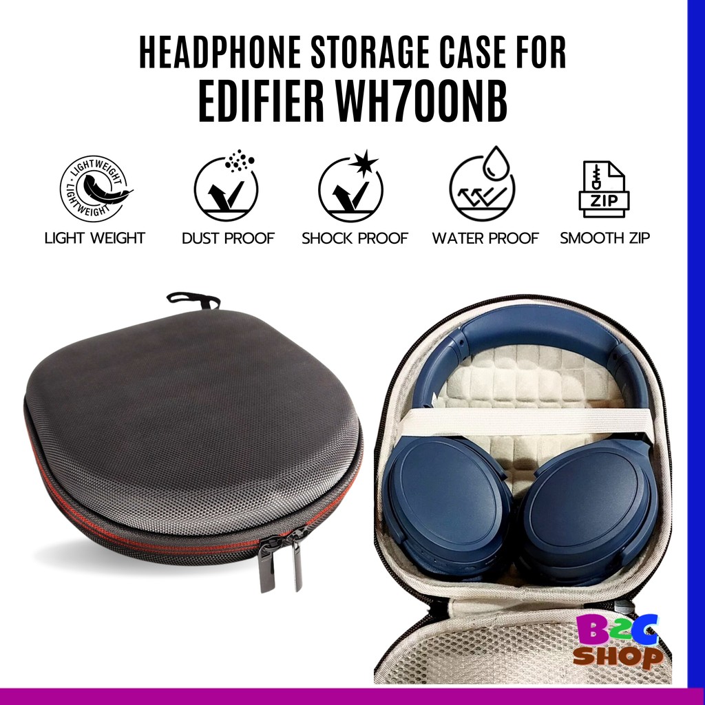 Edifier WH700NB Headphone Compatible Headphone Case Storage Pouch for