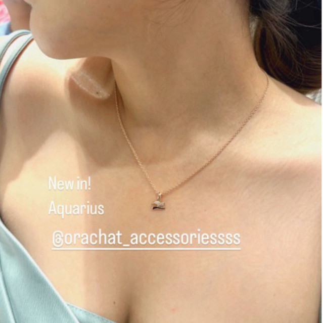 Zodiac 100 H&A necklace. (สร้อยคอเงินแท้จี้ 12 ราศี)