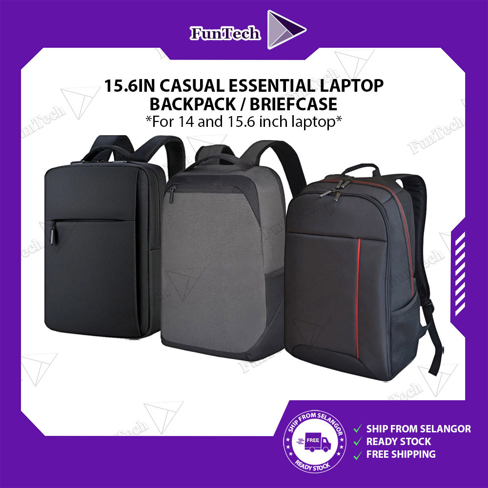 FunTech HP / Del / Lenovo Bag Laptop BACKPACK 15.6" Laptop Bag Laptop BACKPACK