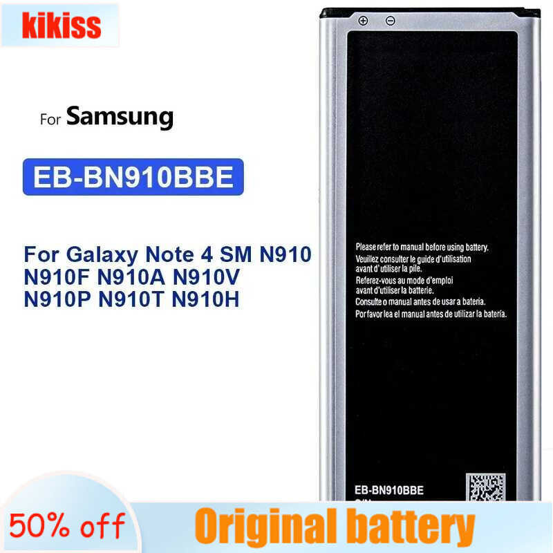 EB-BN910BBE 3220mAh แบตเตอรี่สำหรับ Samsung Galaxy Note 4 Note4 N910H N910A N910C N910F N910FQ