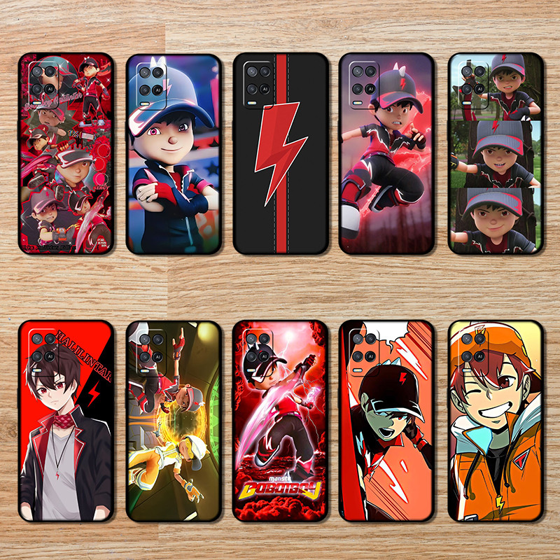 Simple Creative Word สําหรับ OPPO A53S A54S A54 A55 A56 A58 BF10 boboiboy halilintar แฟชั่นฝาครอบป้อ