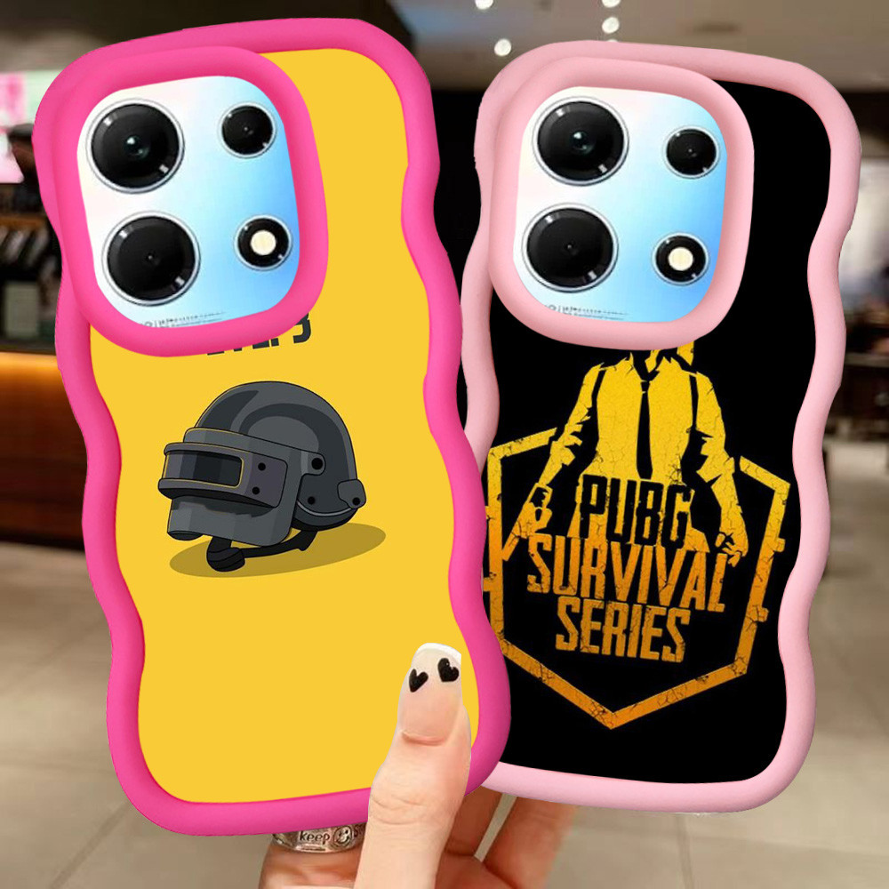 MERAH Z-28 PUBG Game Red Black Pink Casing สําหรับ Infinix Smart Zero 30 Note 7 Plus 5G