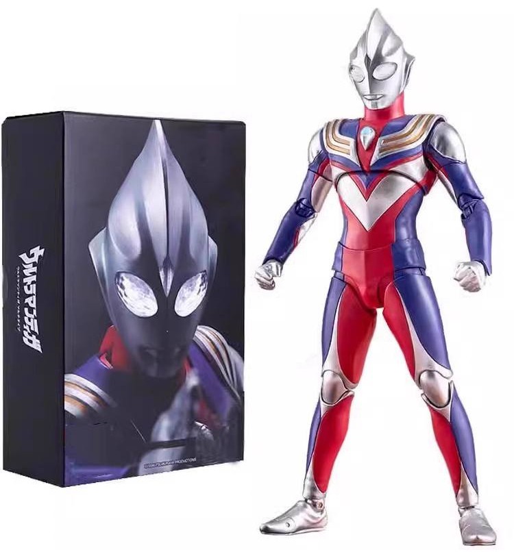 ของเล่นโมเดลตุ๊กตา Ultraman Galaxy SHF Digatli Gazeta Dekablaze ที่สามารถเคลื่อนย้ายได้