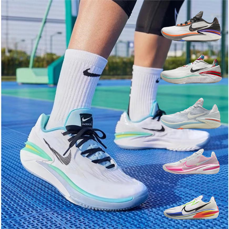 Nike AIR ZOOM GT CUT 2 รองเท้าผ้าใบเทนนิสผู้ชาย Anti-slip ทนต่อการสึกหรอรองเท้าบาสเก็ตบอลกลางแจ้ง N