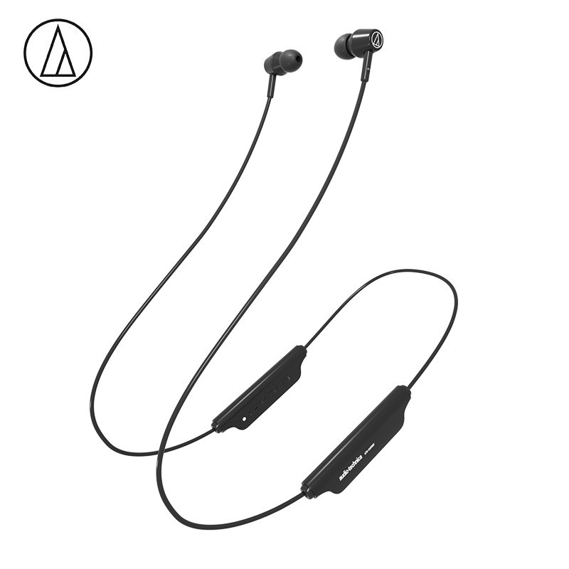 > Audio Technica / ATH-CLR100BT ไร้สายบลูทู ธ อินเอียร์หูฟังสปอร์ตแม่เหล็กแบบห้อยคอควบคุมด้วยสาย <