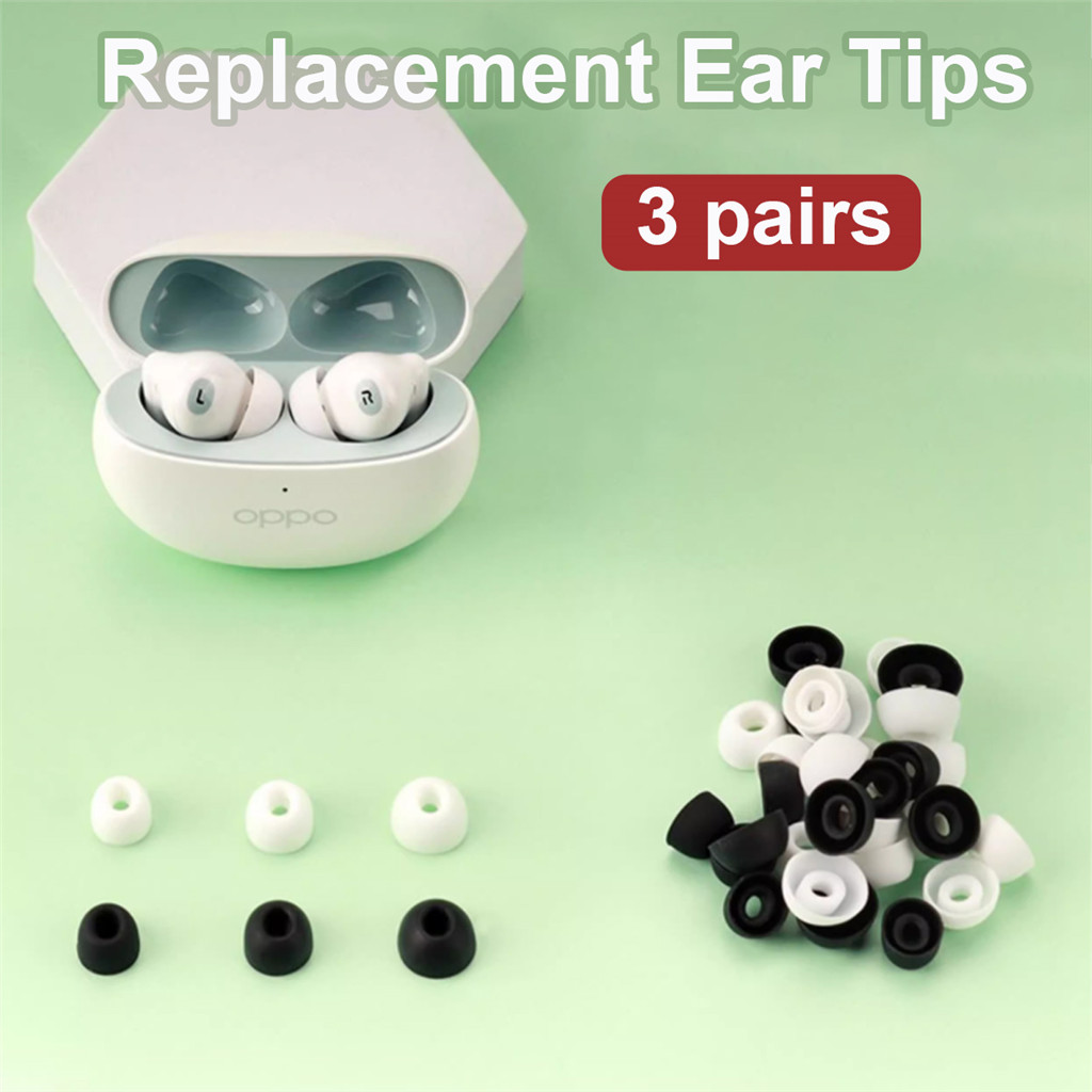 สําหรับ OPPO Enco Air2 Pro / Air5 Pro / X3 / X2 / X ซิลิโคนเปลี่ยนเคล็ดลับหู Soft Eartips แผ่นรองหูฟังเบาะรองนั่ง