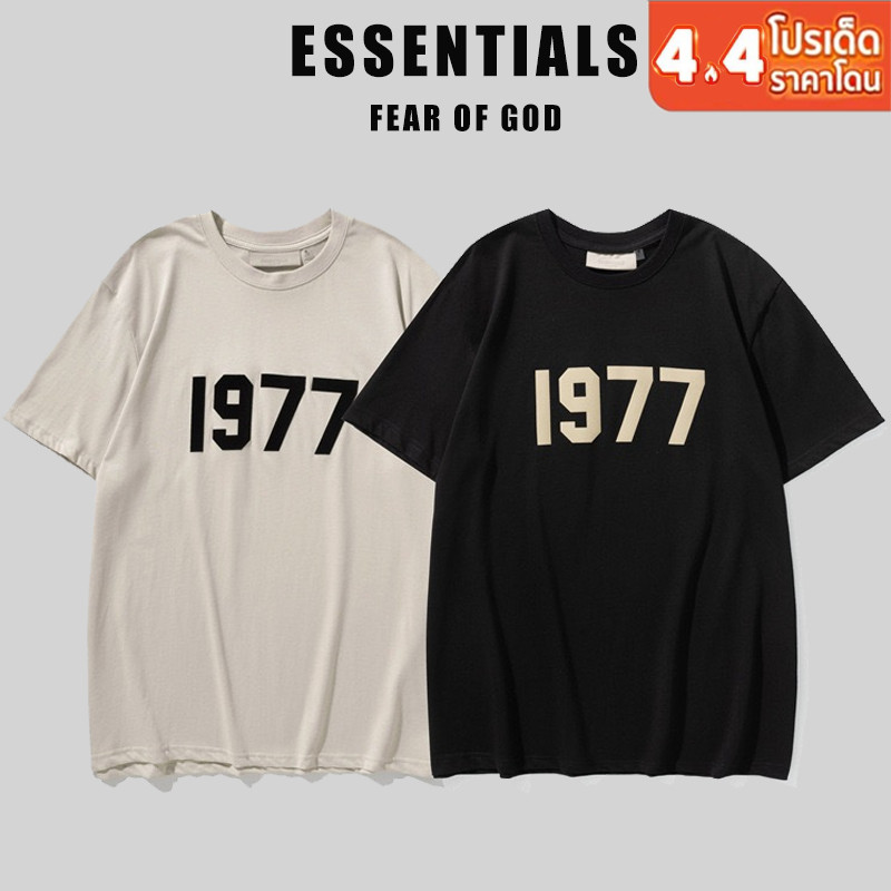 ♞New เสื้อยืด Fear Of God Essentials 1977 SS22 Tee lron แท้100% T-Shirt SGK