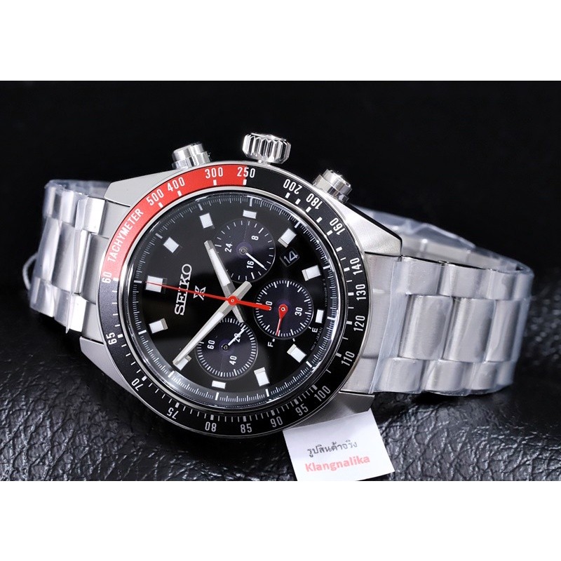 (แถมกล่องแบบพกพา) นาฬิกา SEIKO PROSPEX SOLAR SPEED TIMER รุ่น SSC915P / SSC915P1