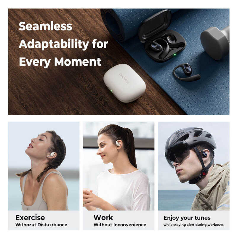 ❤ 1More Fit SE Open Earbuds S31 หูฟังไร้สายแบบเปิดหู บลูทูธ 5.3 คว