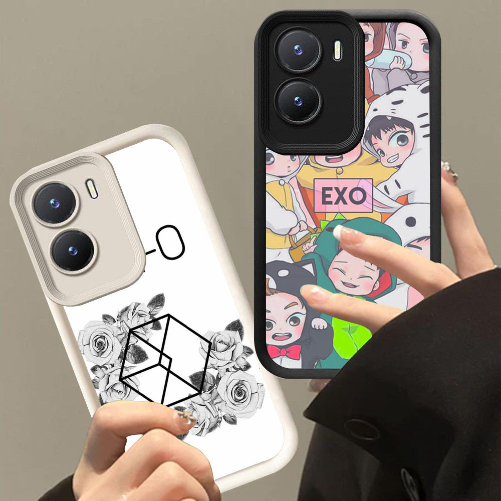 XI85 EXO สําหรับ VIVO Y33e IQOO Z9X 13 Z9 Y75 Y83 Y01 Z10 Y73 V17 5G สีดําสีขาว