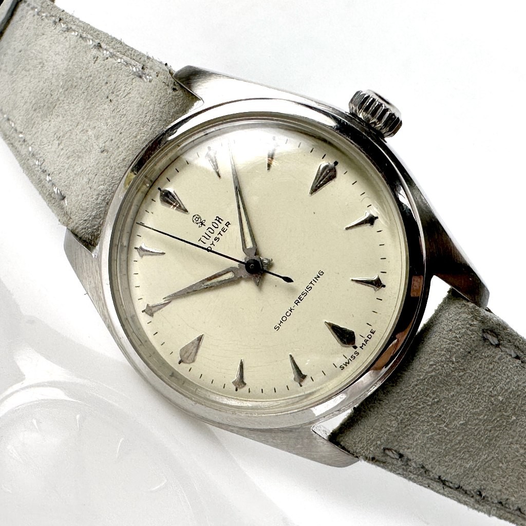 นาฬิกามือสอง TUDOR Oyster 7804 ปี 1950s Swiss Made ระบบไขลาน Unisex ขนาดตัวเรือน 34 mm. (Pre-owned)
