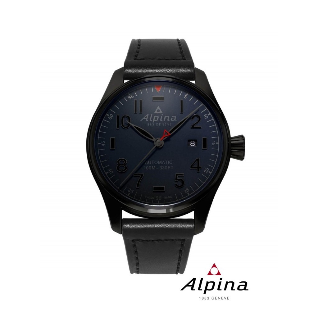 Alpina Automatic AL-525NN4FBS6 STARTIMER PILOT Men's Watch ( นาฬิกาข้อมือผู้ชายระบบออโตเมติก )