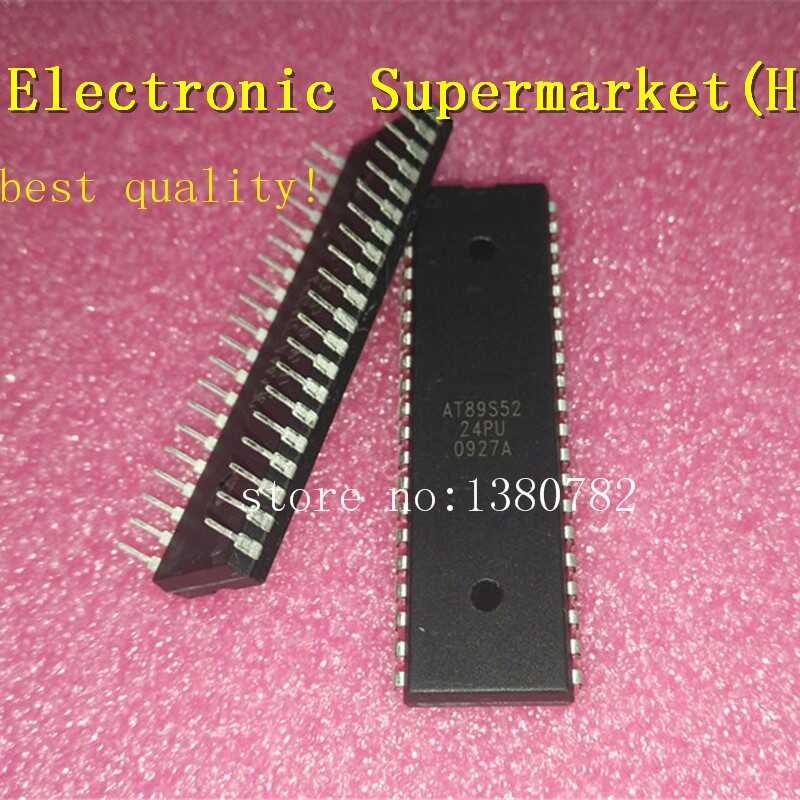 ❤ การจัดส่งฟรี 10Pcs -100Pcs At89s52-24Pu At89s52-24Pc Dip-40 ใหม่เดิม IC