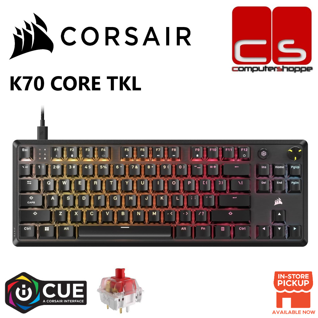Corsair K70 CORE TKL RGB คีย์บอร์ดเกมกล