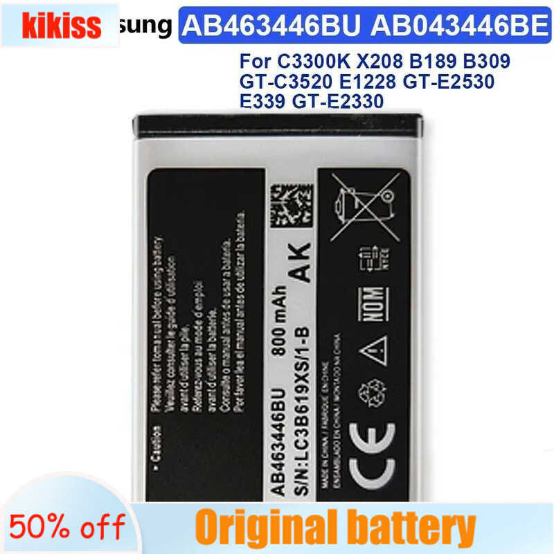 AB463446BU AB043446BE AB043446EEC 800mAh แบตเตอรี่สำหรับ Samsung SGH-E251 SGH-E258 SGH-E350 SGH-E428