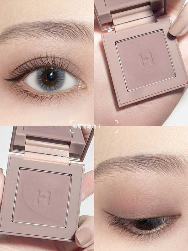 ▣ Hince Single Color Eyeshadow Palette V02 กล่องอายแชโดว์สีเทา ชมพู น