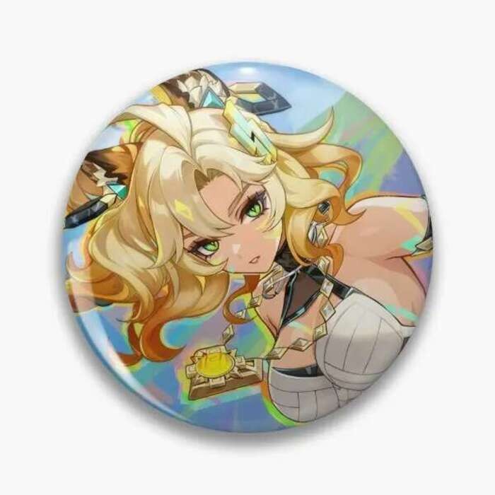 หมวกและป้ายจิ๋วนุ่มนวลแบบการ์ตูนของ XILONEN สำหรับแฟน ๆ Genshin Impact